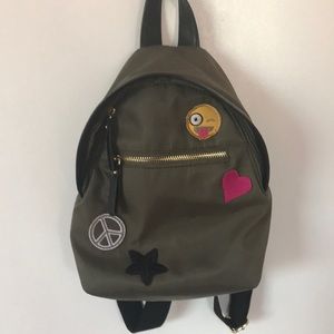 Green backpack from Madden Girls